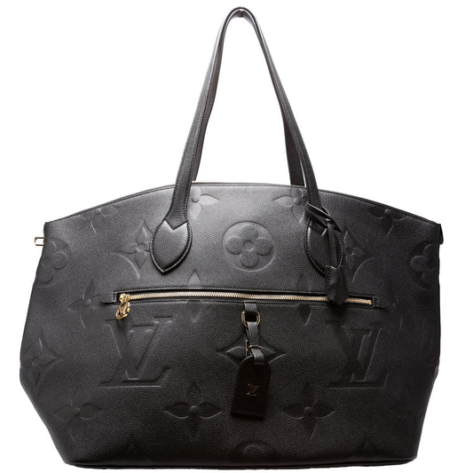 Louis Vuitton NM Black Empreinte Travel Bag