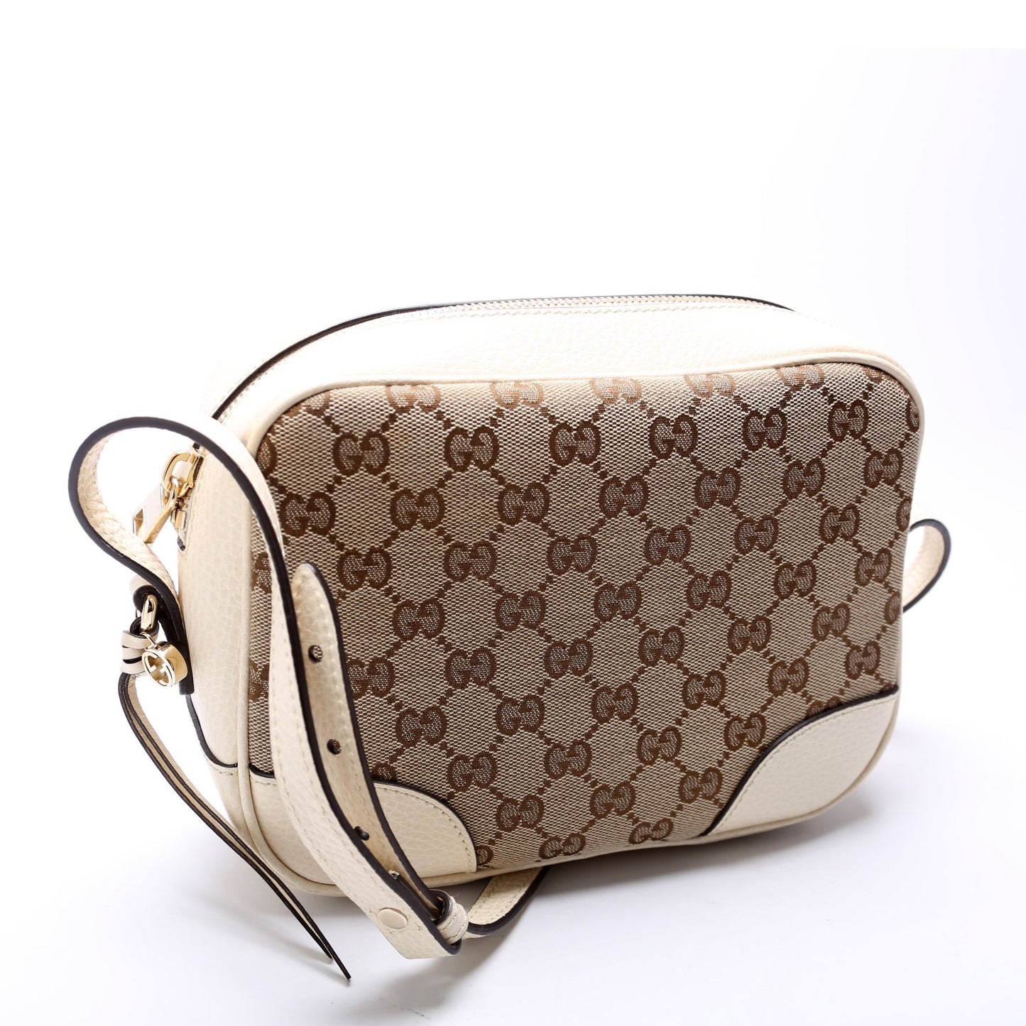 Gucci Bree GG White Crossbody Bag