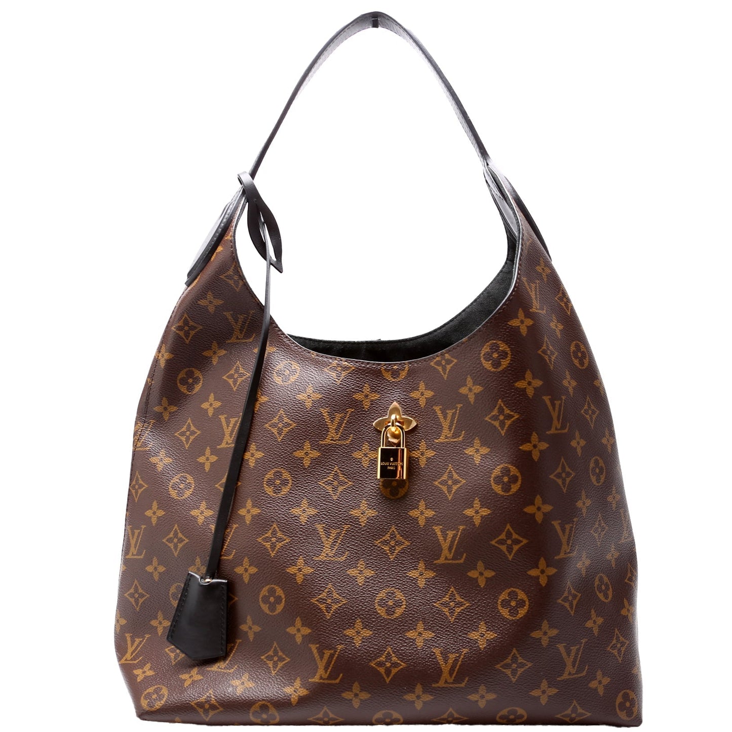 Louis Vuitton Flower Hobo Monogram Black Shoulder Bag