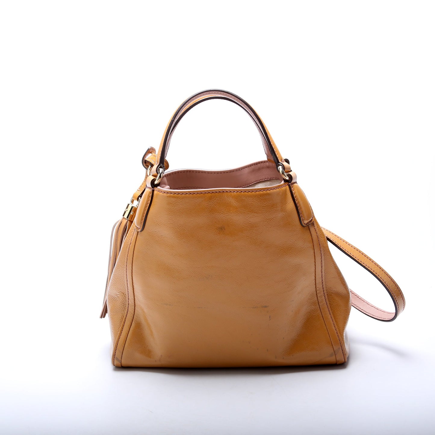 Gucci Soho Leather Patent Shoulder Bag