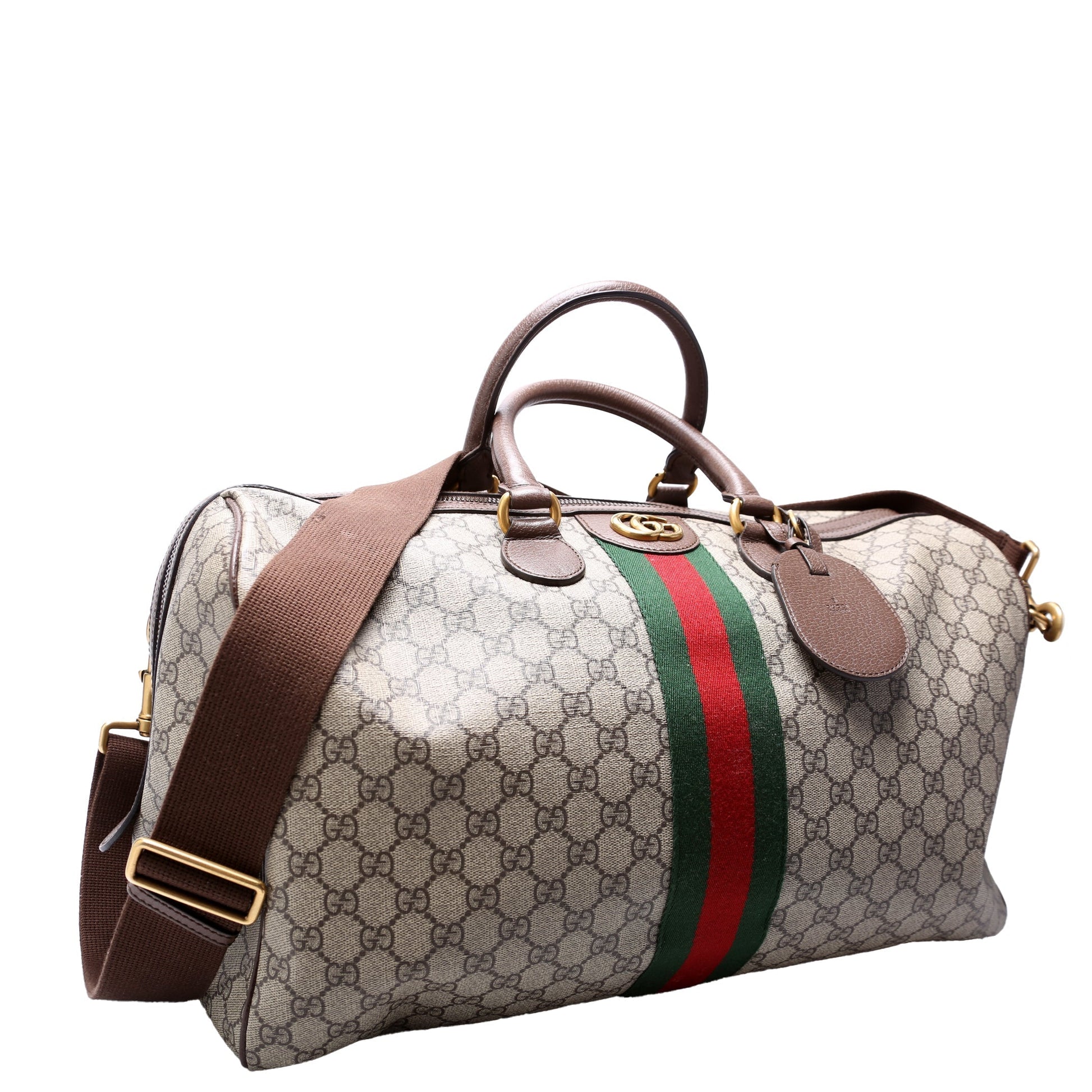 Gucci GG Supreme Savoy Duffle Medium Travel Bag