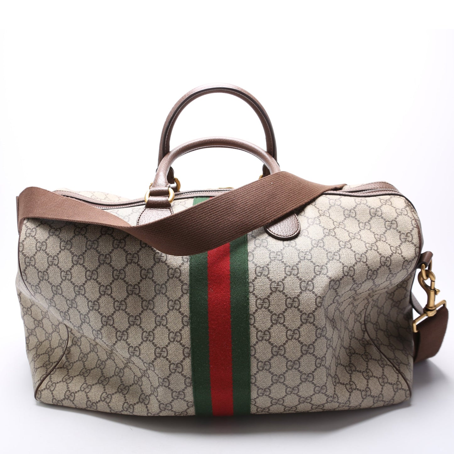 Gucci GG Supreme Savoy Duffle Medium Travel Bag