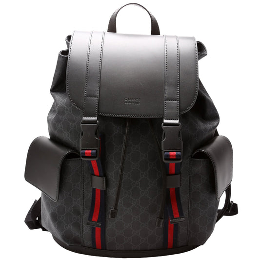 Gucci GG Supreme Backpack Black Backpack Black