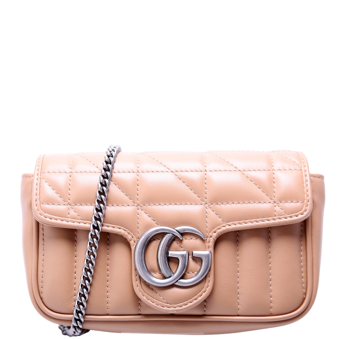 Gucci Marmont Aria Super Tan Mini Flap Travel Bag