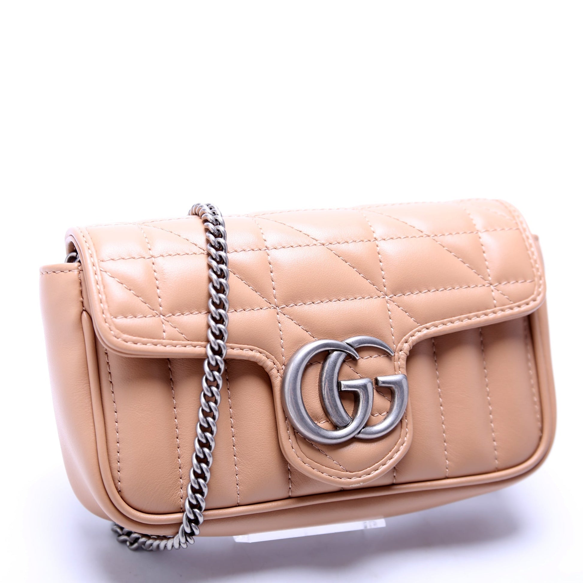 Gucci Marmont Aria Super Tan Mini Flap Travel Bag