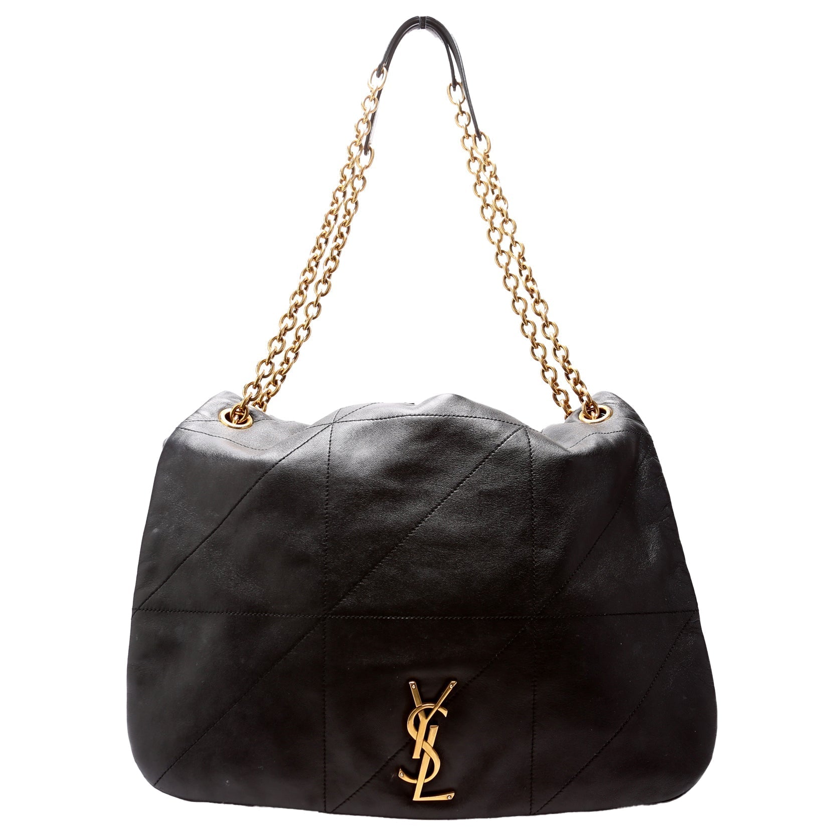 YSL Saint Laurent Saint Laurent Jamie Lambskin Bag Quilted Black Travel Bag