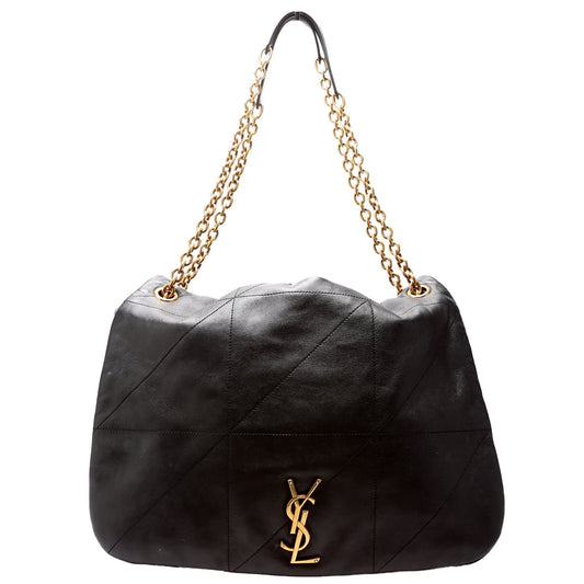 YSL Saint Laurent Saint Laurent Jamie Lambskin Bag Quilted Black Travel Bag
