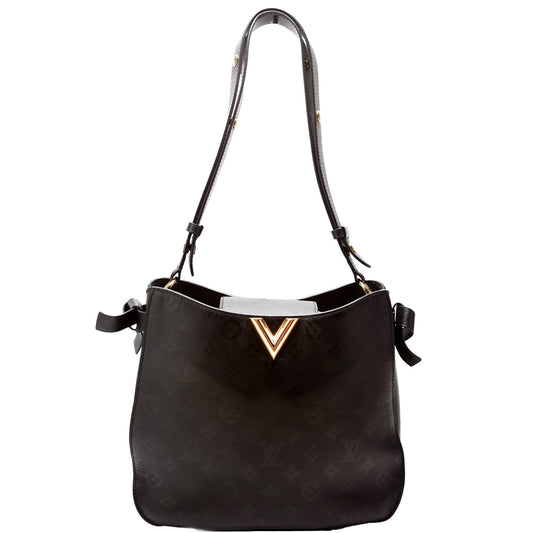 Louis Vuitton Very Hobo Calfskin Monogram Shoulder Bag Calfskin 1