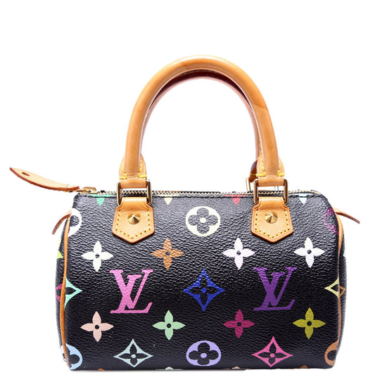 Louis Vuitton Speedy HL Monogram Multicolor Black Handbag