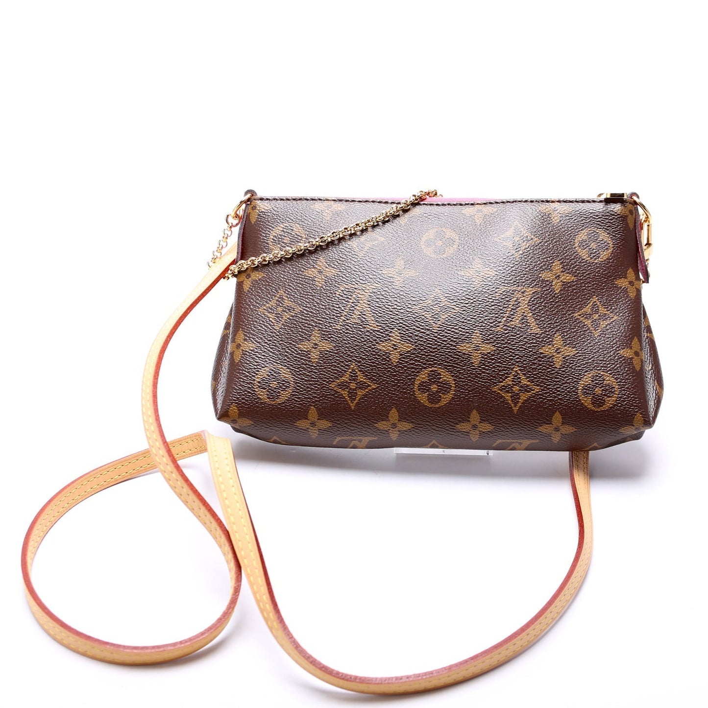 Louis Vuitton Pallas Monogram Pink Clutch Bag
