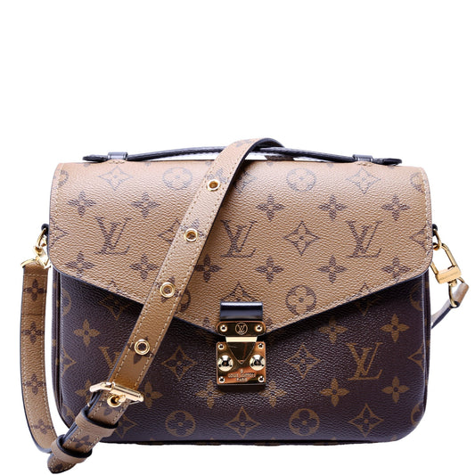 Louis Vuitton Pochette Metis Reverse Monogram Clutch Bag Monogram 11