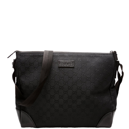 Gucci GG Joy Messenger Canvas Black Travel Bag