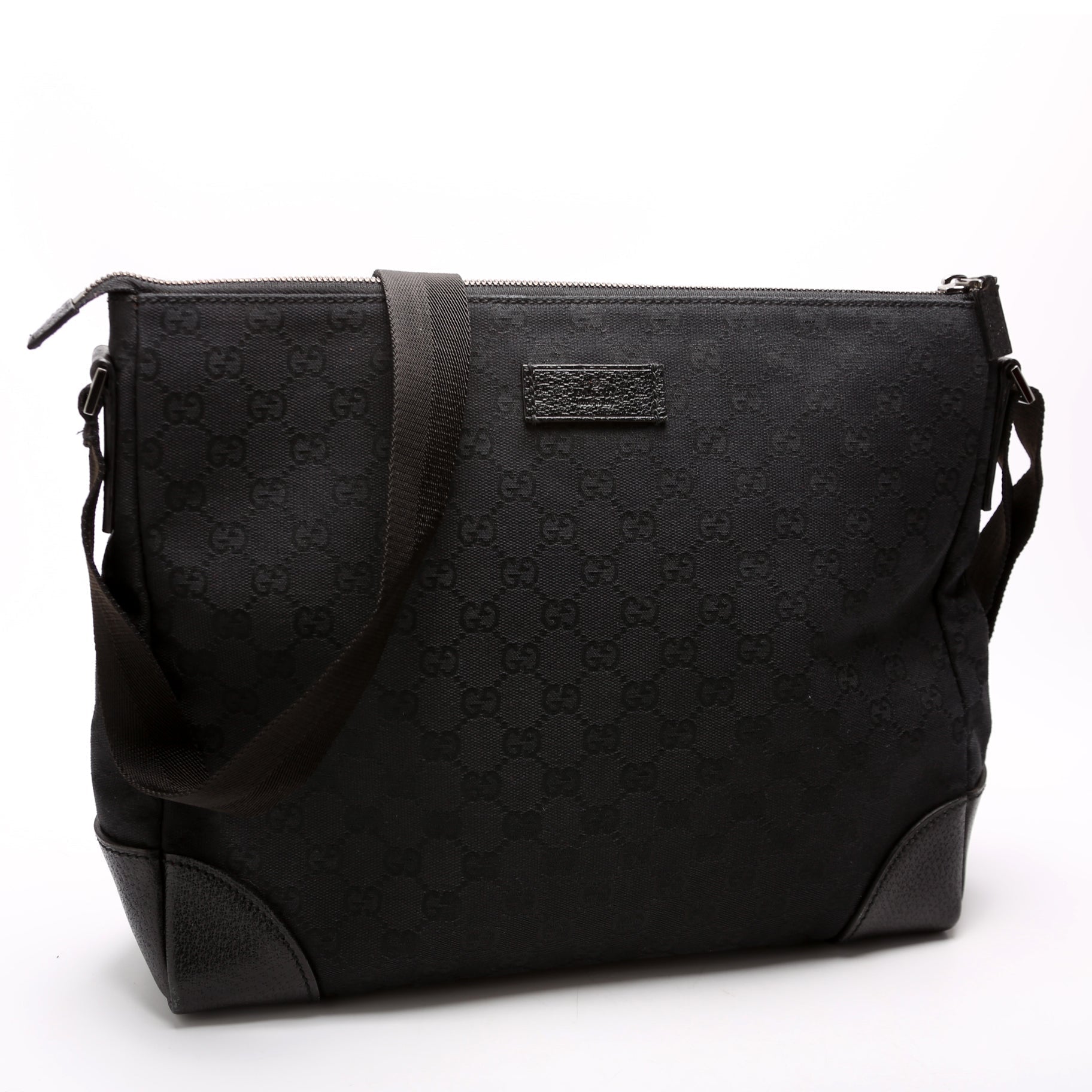 Gucci GG Joy Messenger Canvas Black Travel Bag