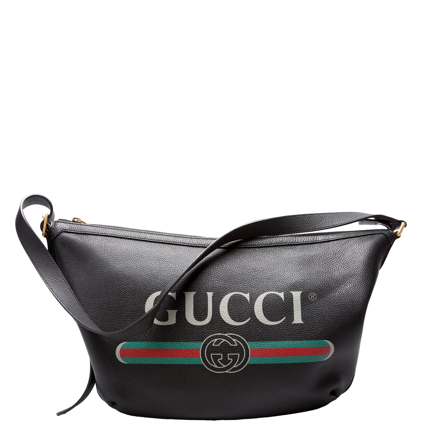 Gucci Half Moon Black Travel Bag