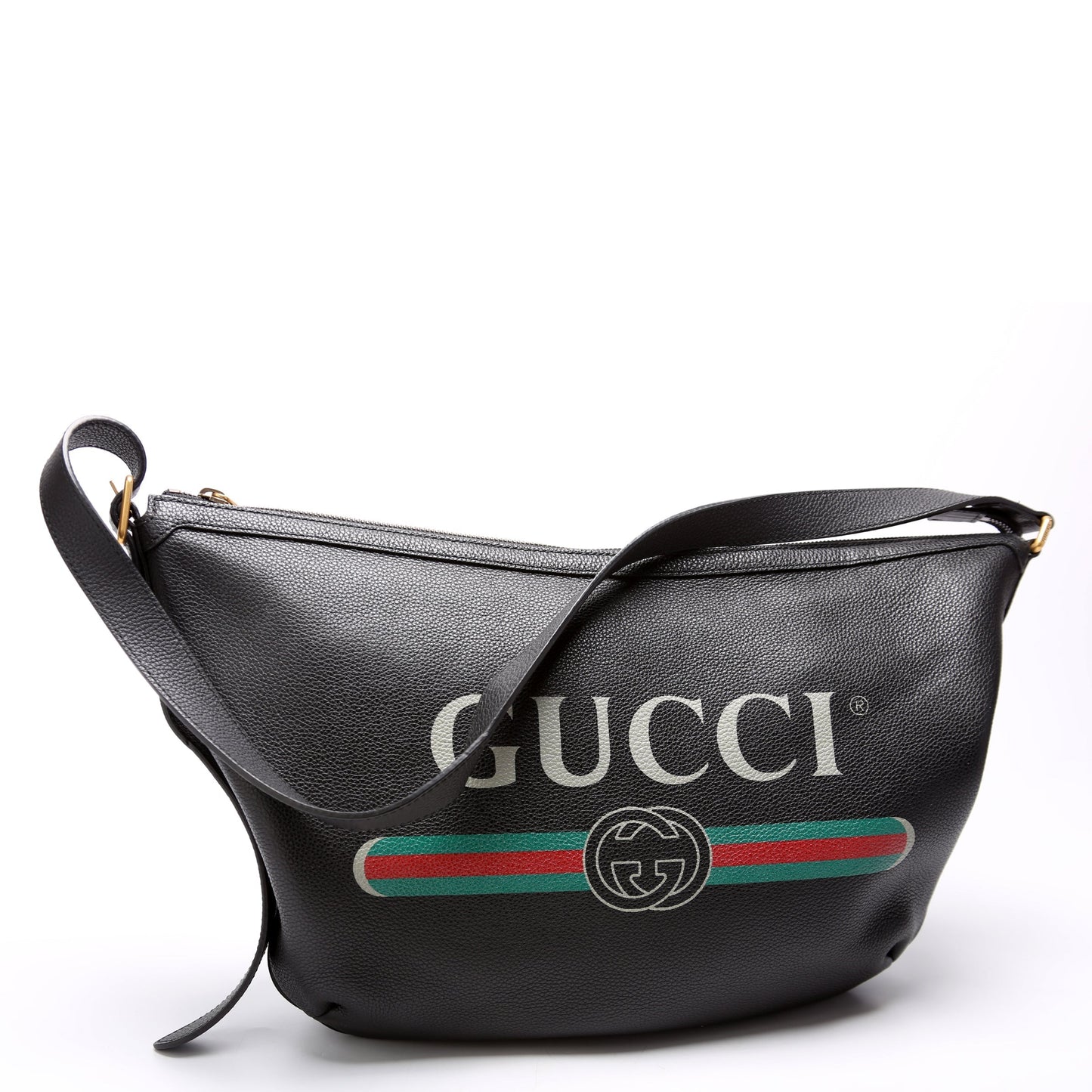 Gucci Half Moon Black Travel Bag