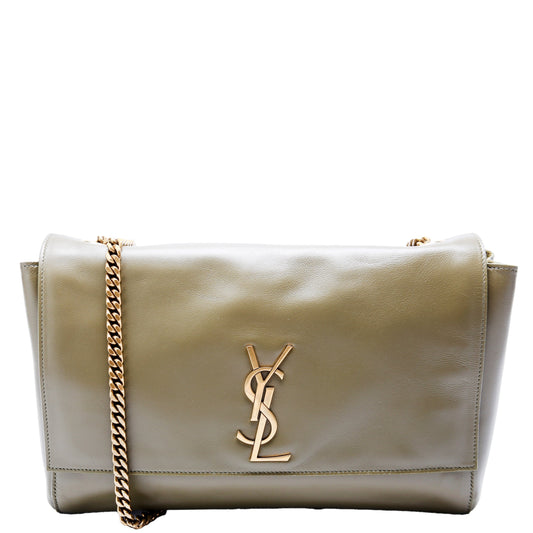 YSL Saint Laurent Saint Laurent Kate Satchel Medium Reversible Bag Leather Suede Travel Bag