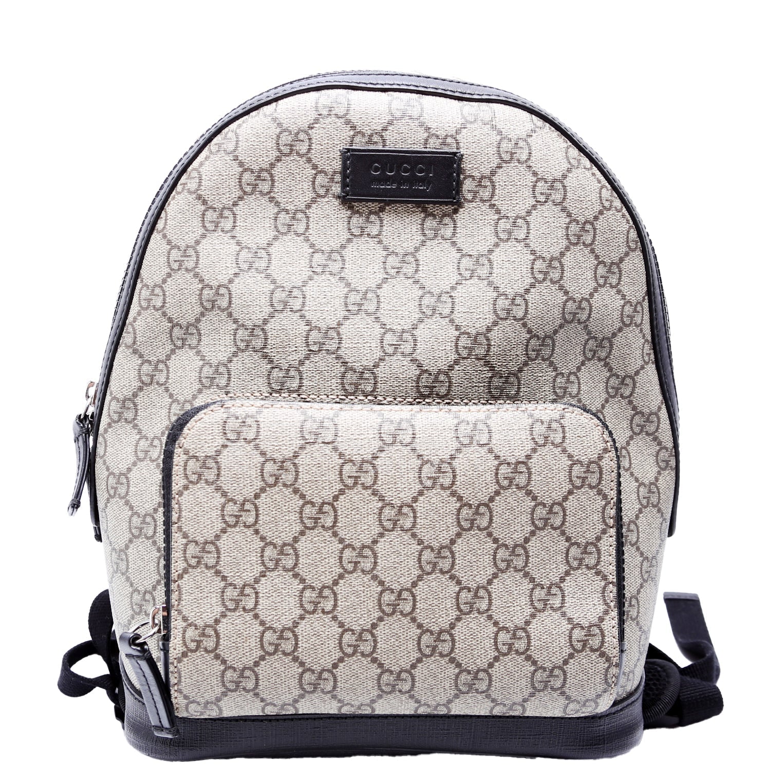 Gucci GG Supreme Eden Backpack Black Beige Small
