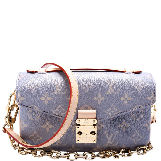Louis Vuitton Pochette Metis East West Monogram Gray Clutch Bag