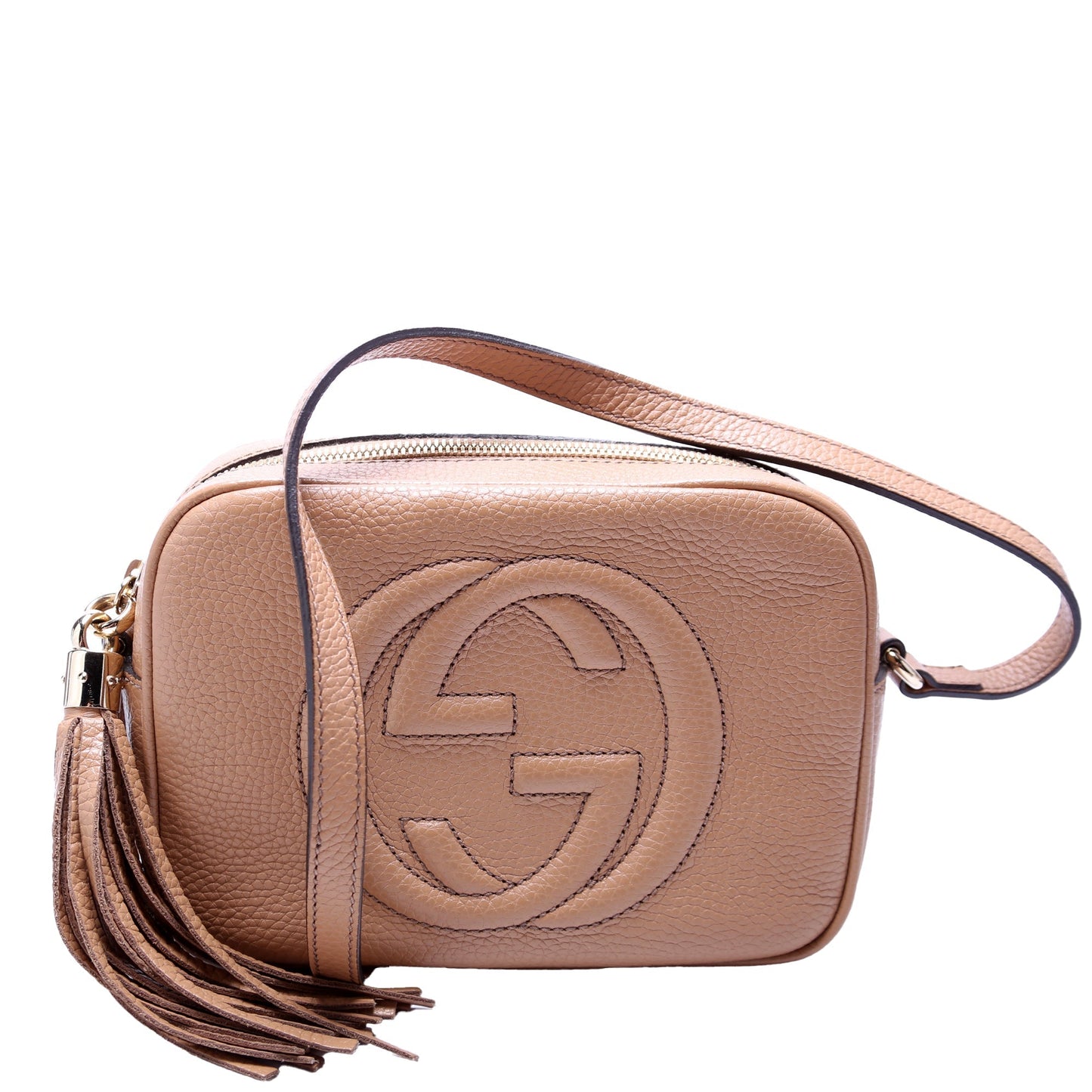 Gucci Soho Disco Tan Crossbody Bag