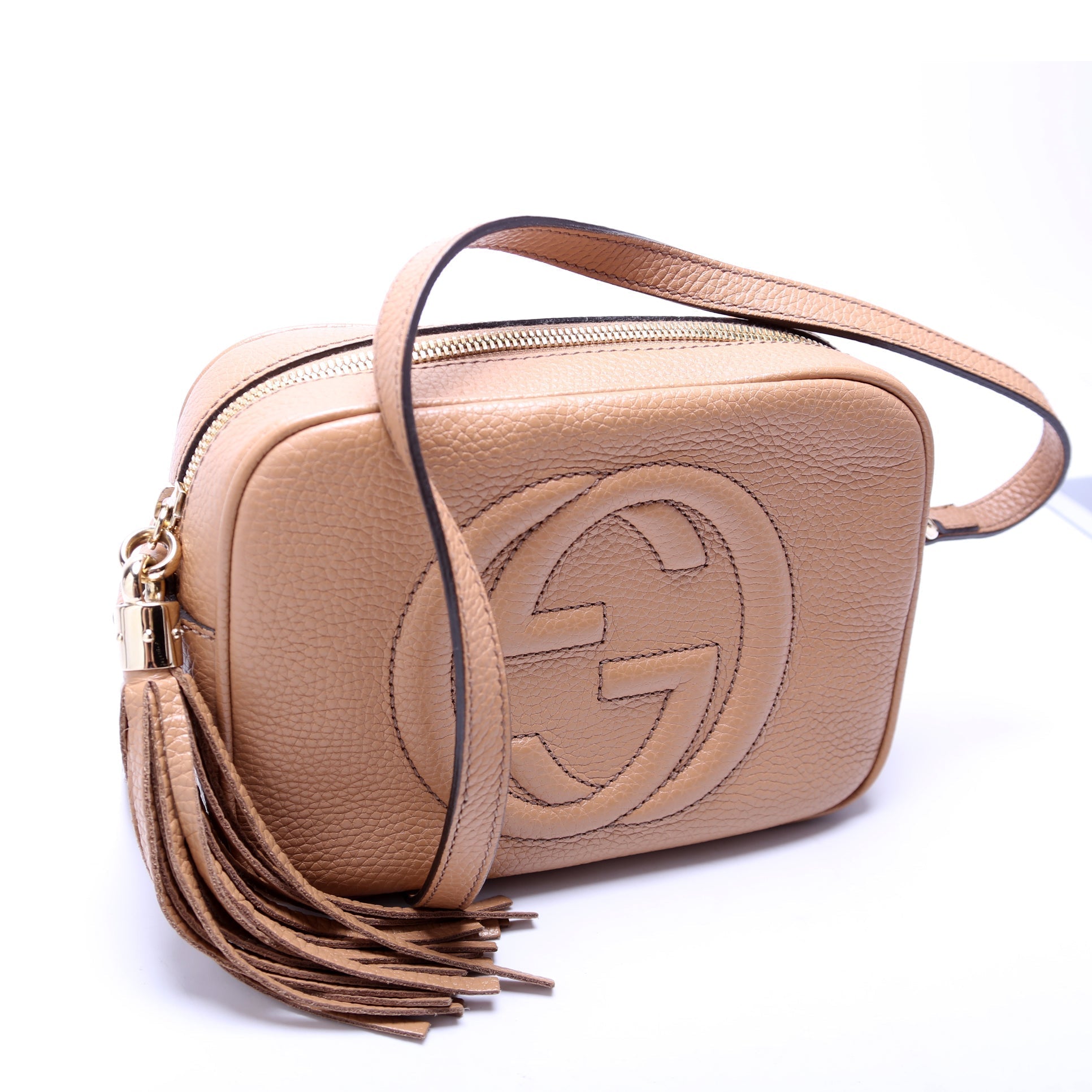 Gucci Soho Disco Tan Crossbody Bag