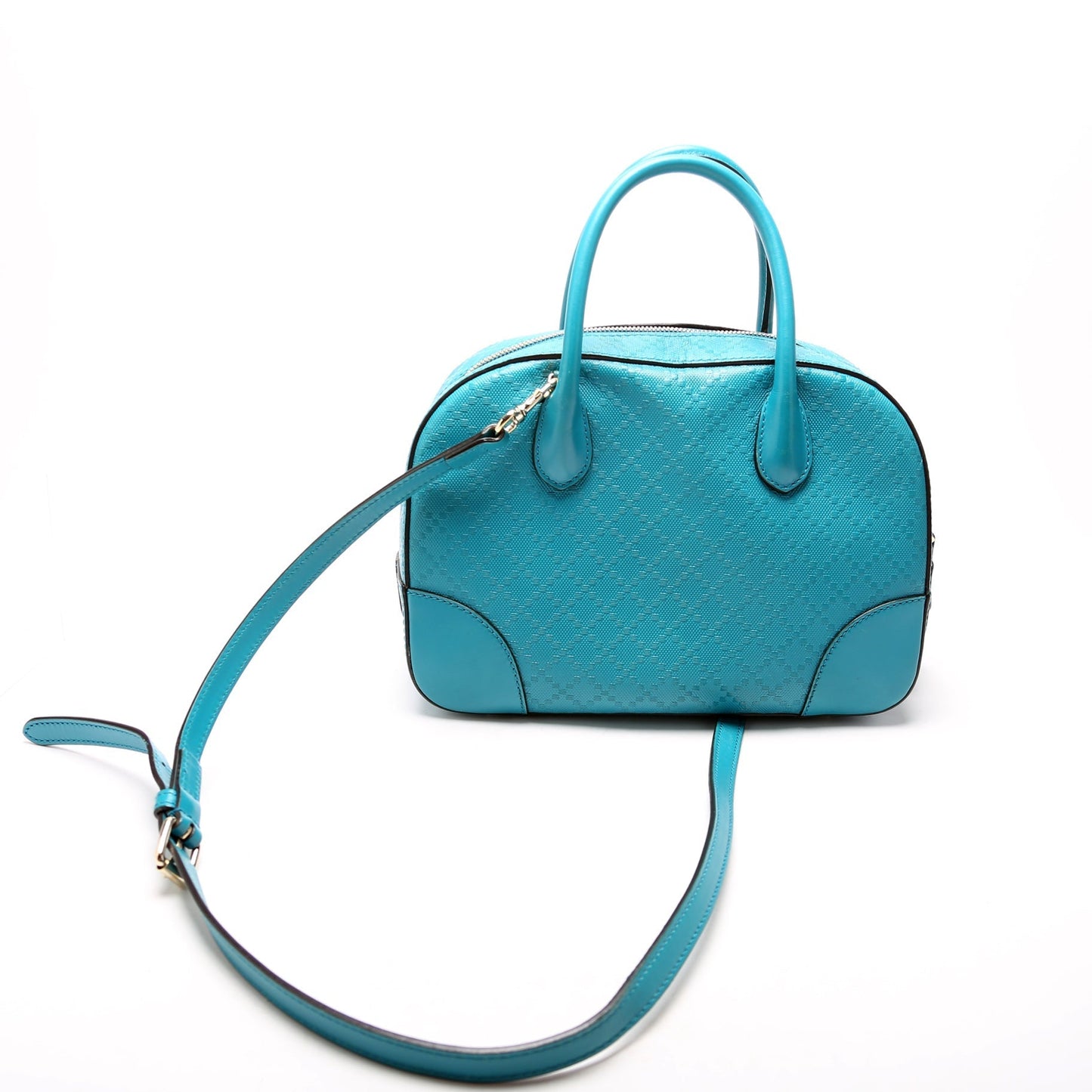 Gucci Diamante Teal Travel Bag