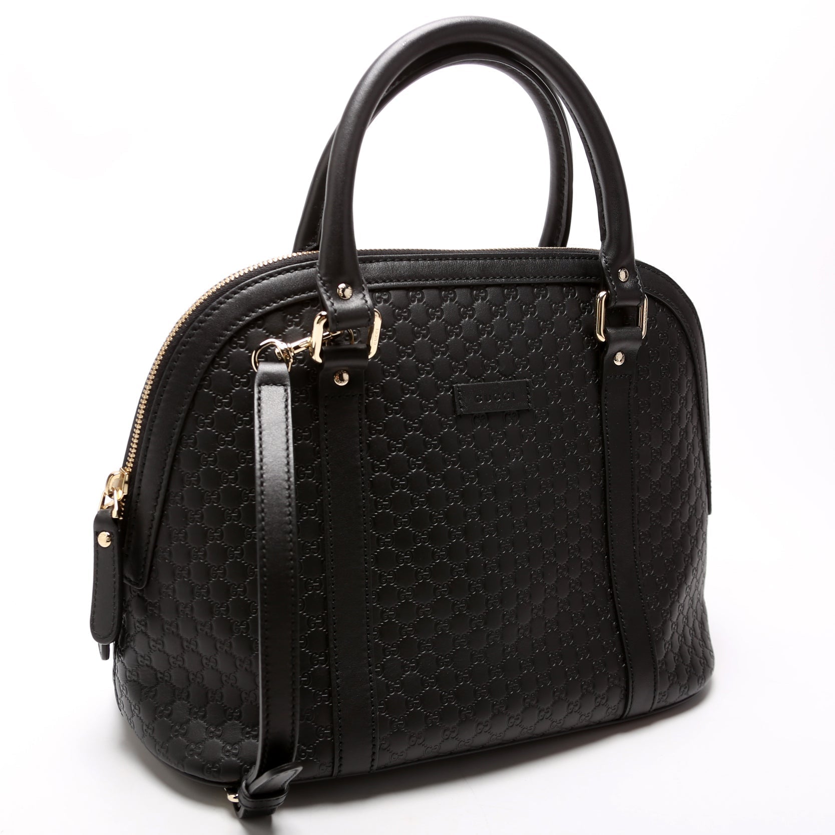 Gucci Dome Black Medium Travel Bag