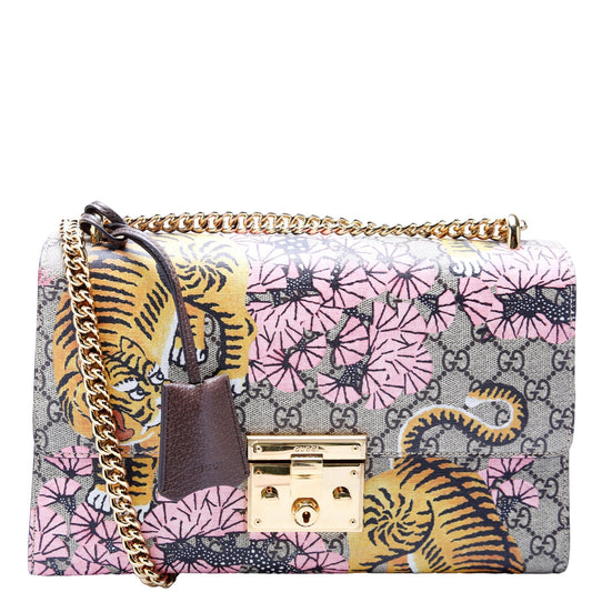 Gucci Padlock GG Supreme Bengal Multicolor Medium Shoulder Bag