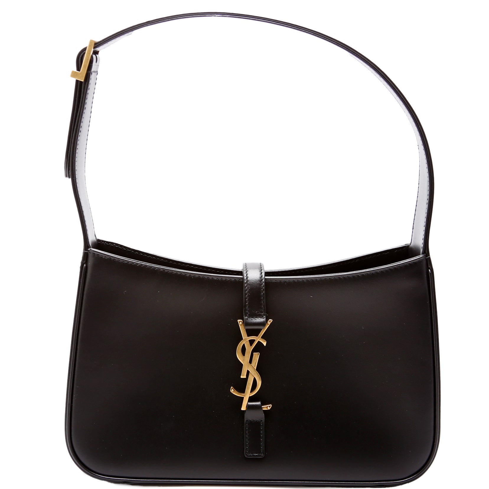 YSL Saint Laurent Saint Laurent Le Hobo Bag Leather Black Shoulder Bag