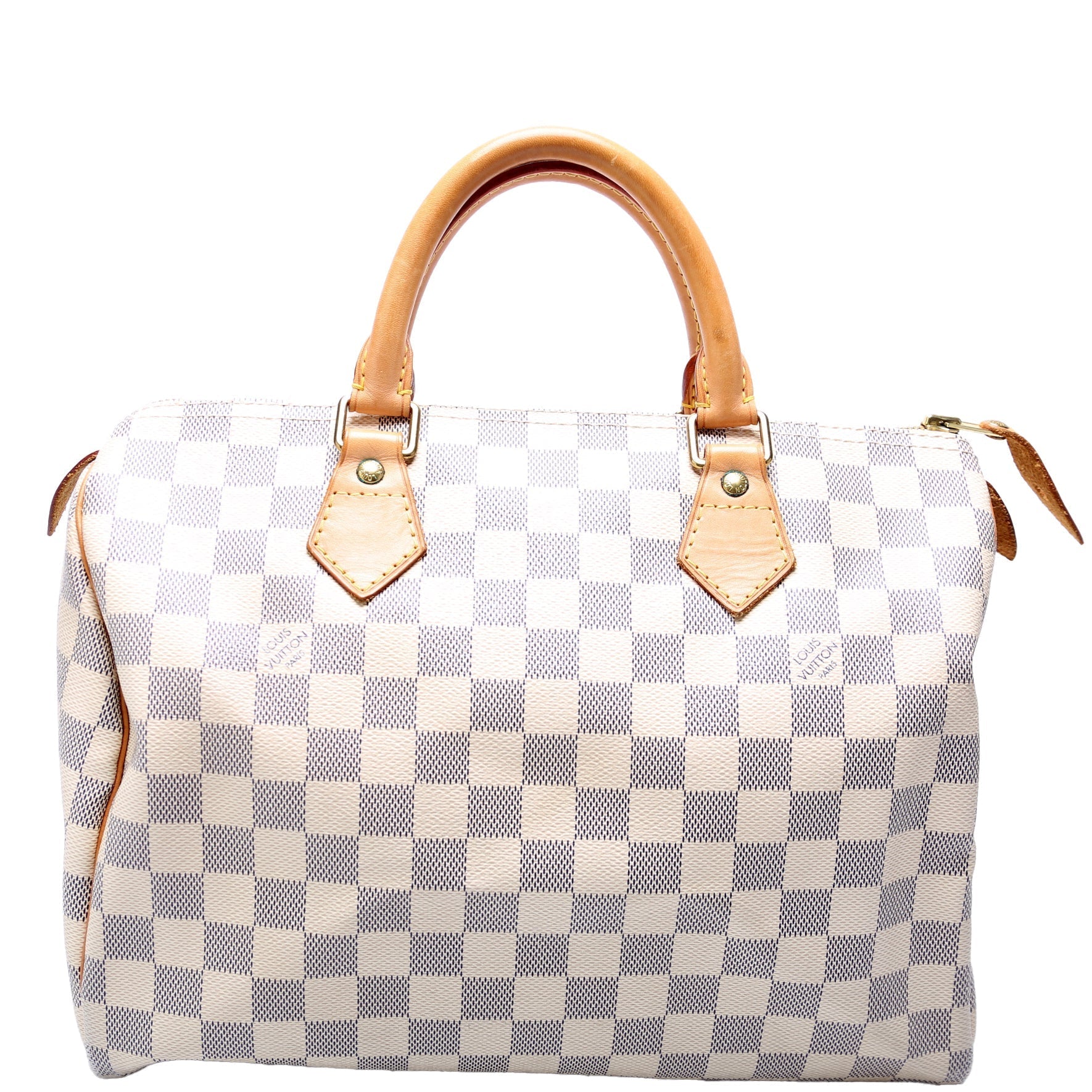 Louis Vuitton Speedy 30 Azur Damier Handbag Azur 46