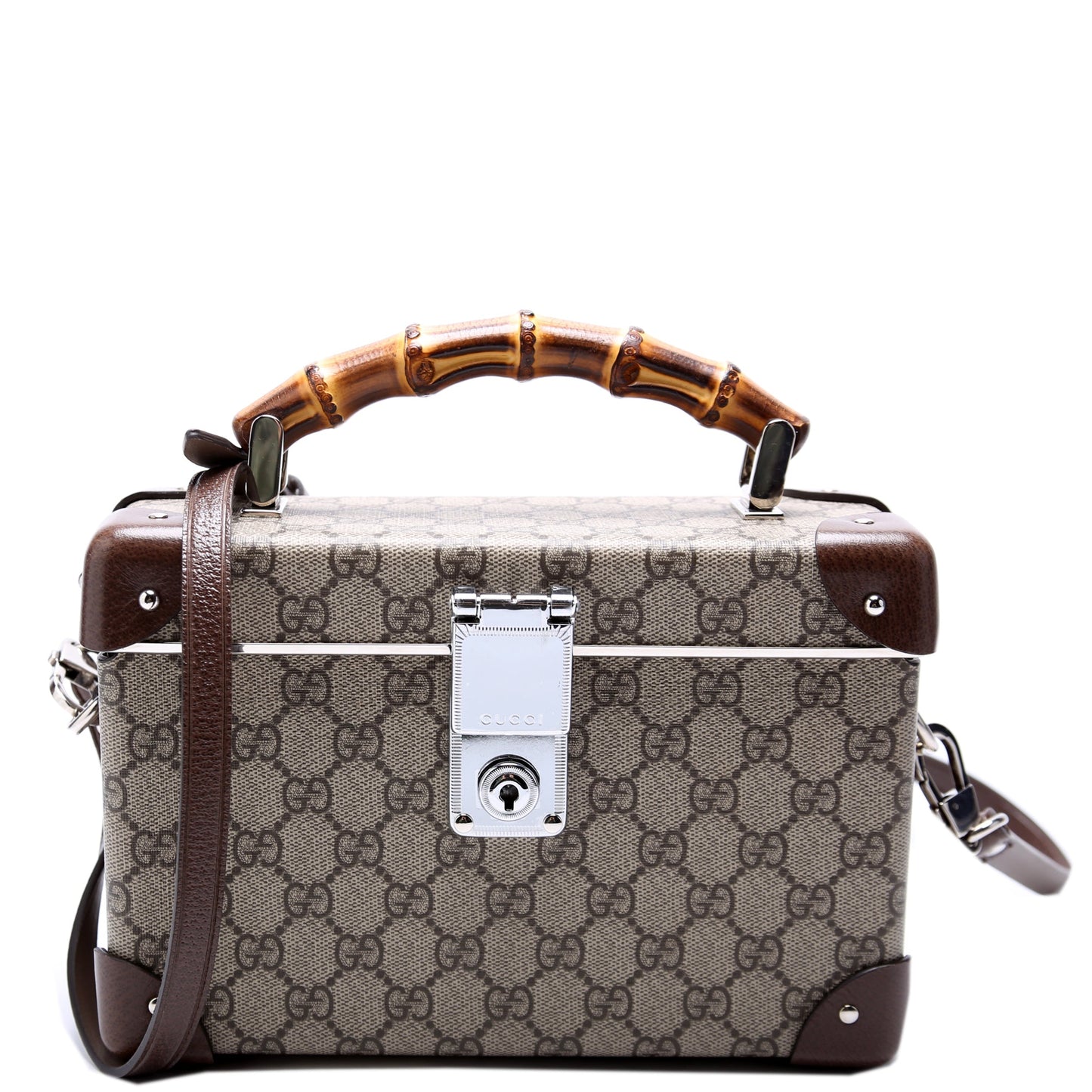 Gucci Globe Trotter Vanity Brown Travel Bag