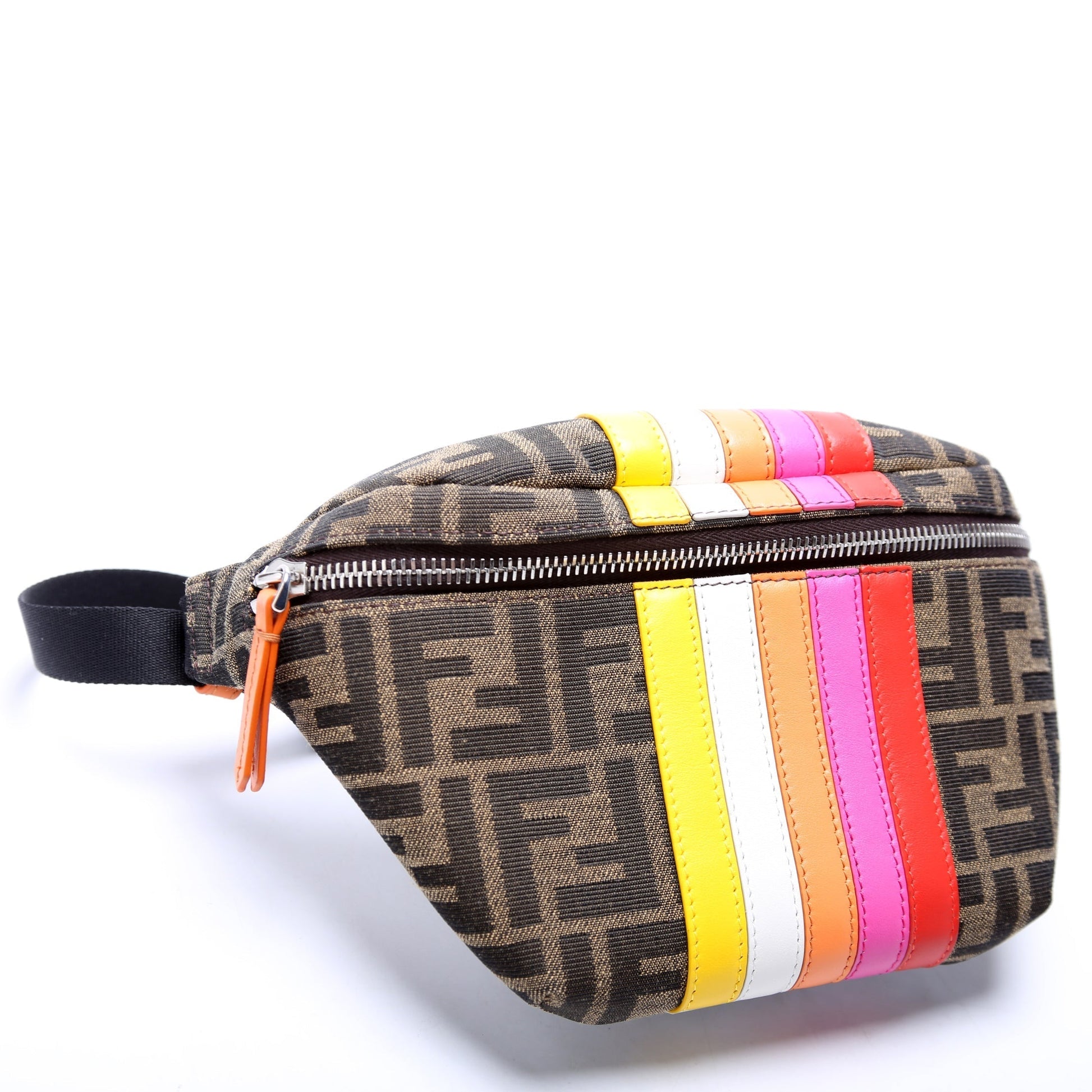 Fendi Zucca Kids Belt 7Vb011 Bag Canvas
