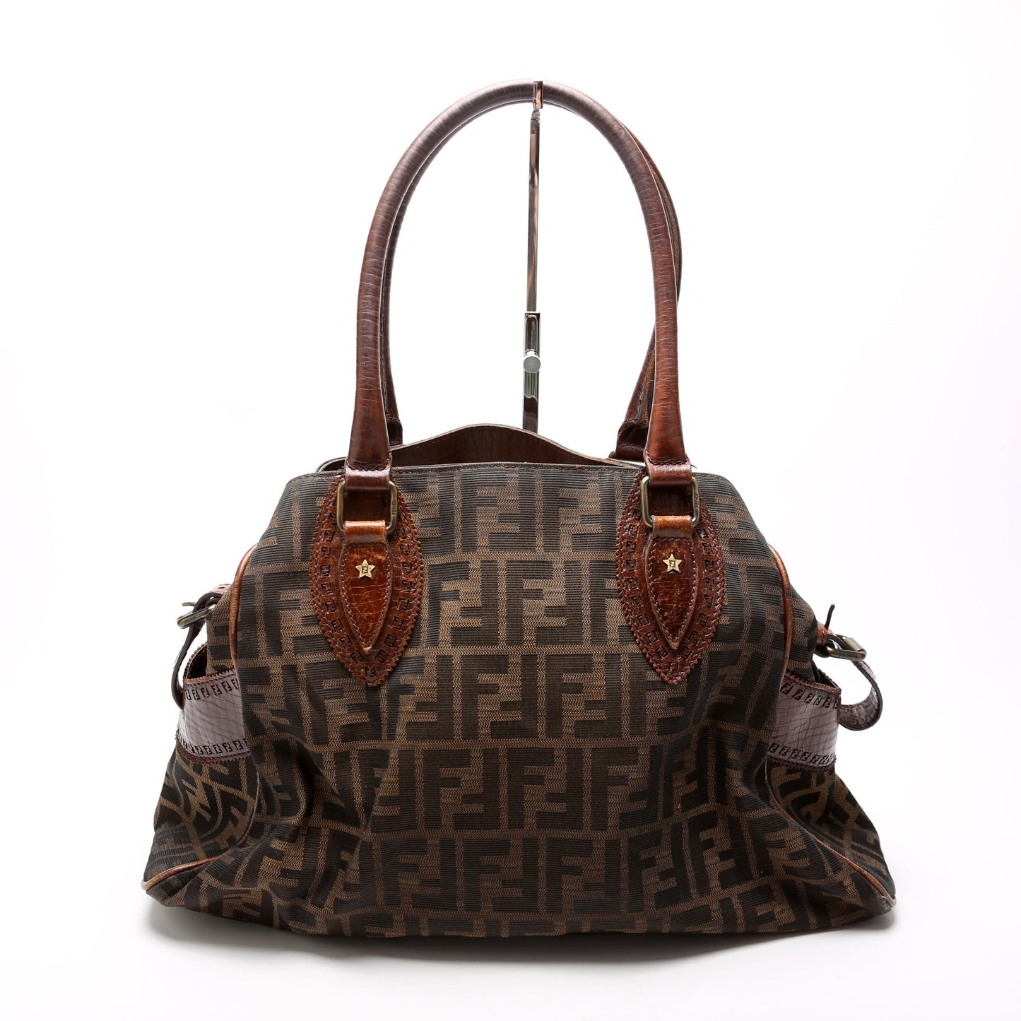 Fendi 8Bn162 Zucca Du Jour Bag Medium Travel Bag