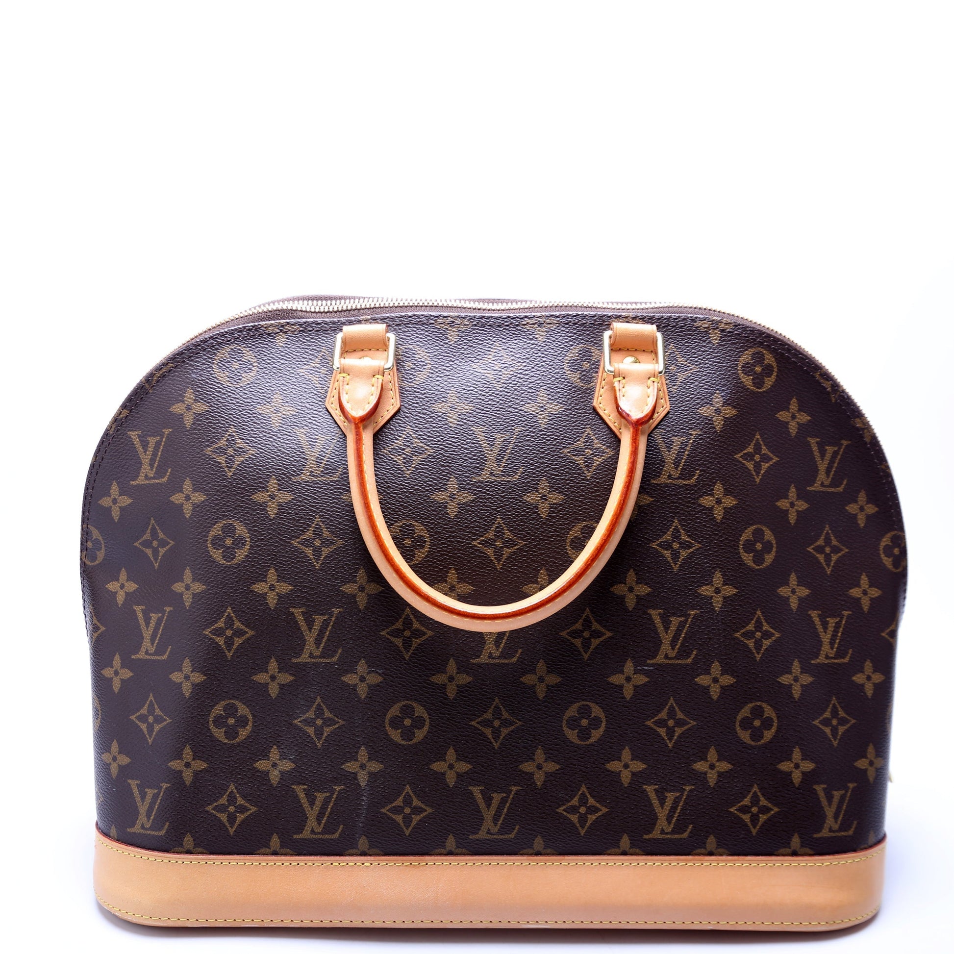 Louis Vuitton Alma MM Newer Monogram Handbag Newer 1