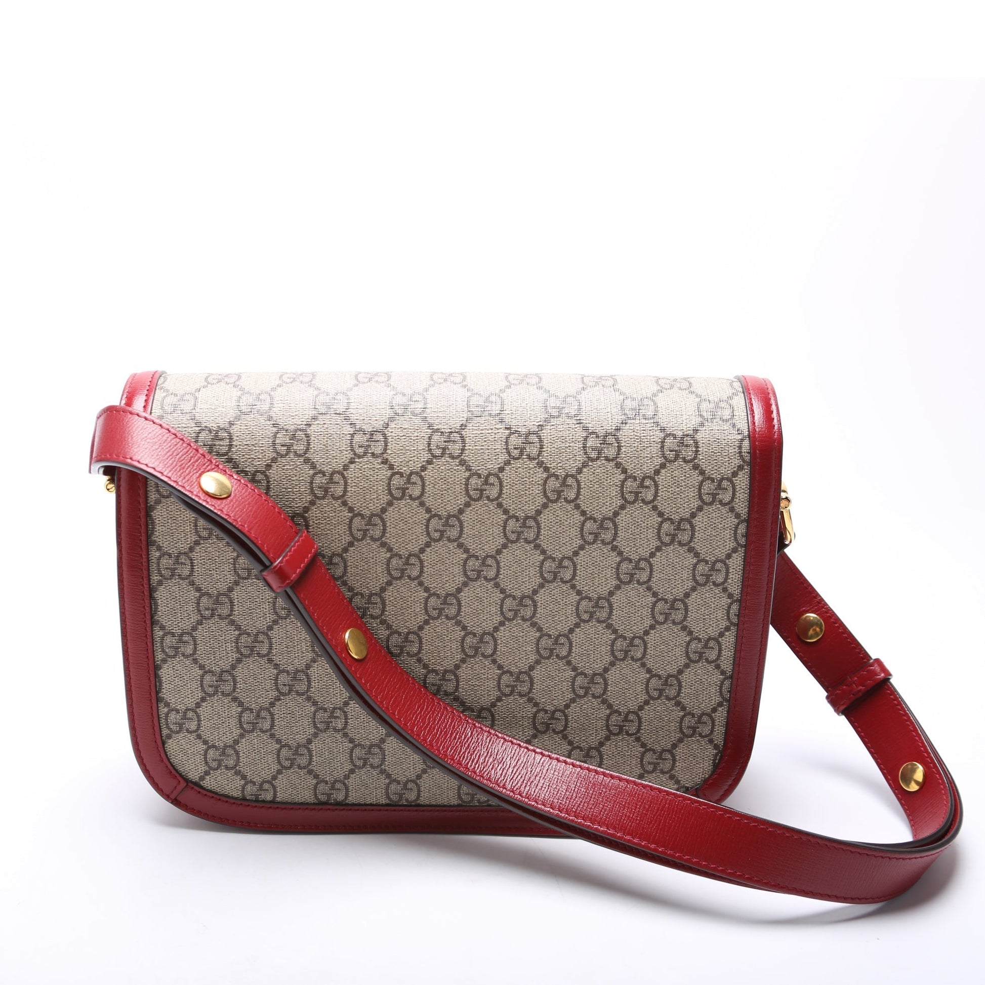 Gucci Horsebit Red Shoulder Bag Bag Red