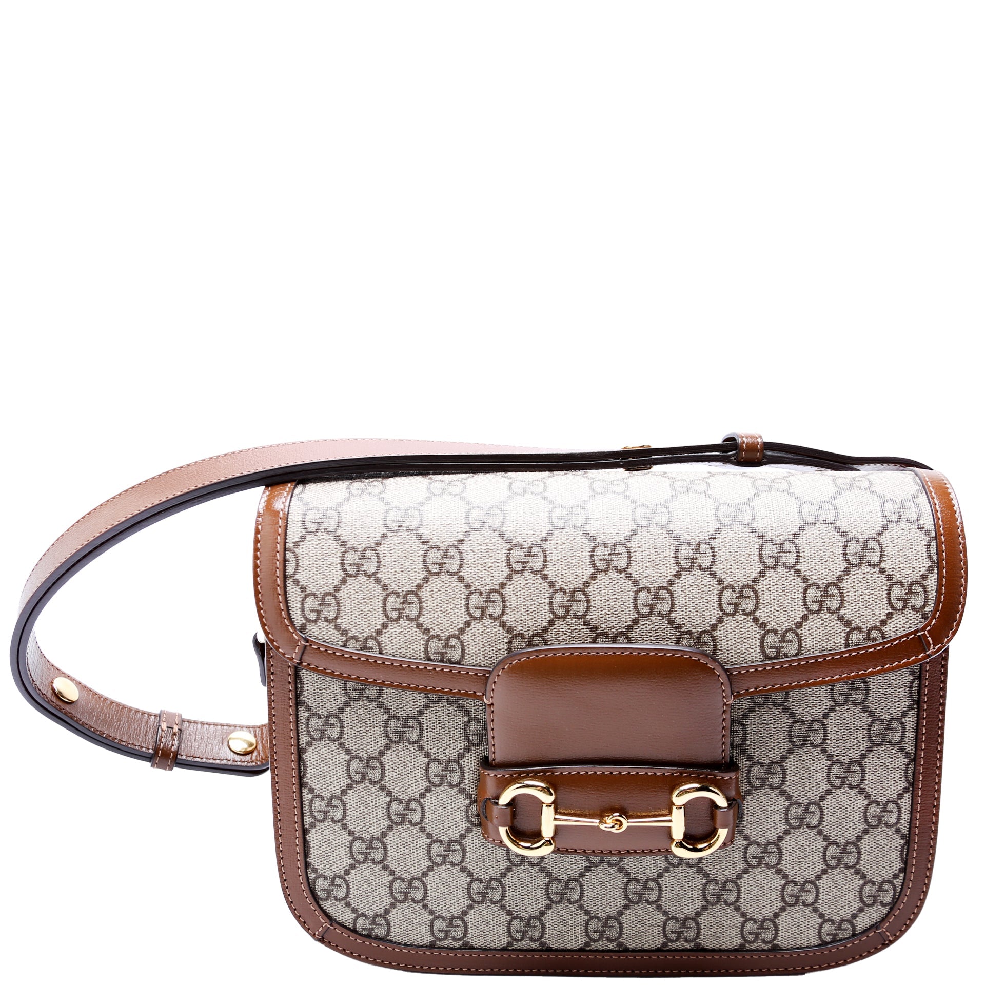 Gucci Horsebit Brown Shoulder Bag