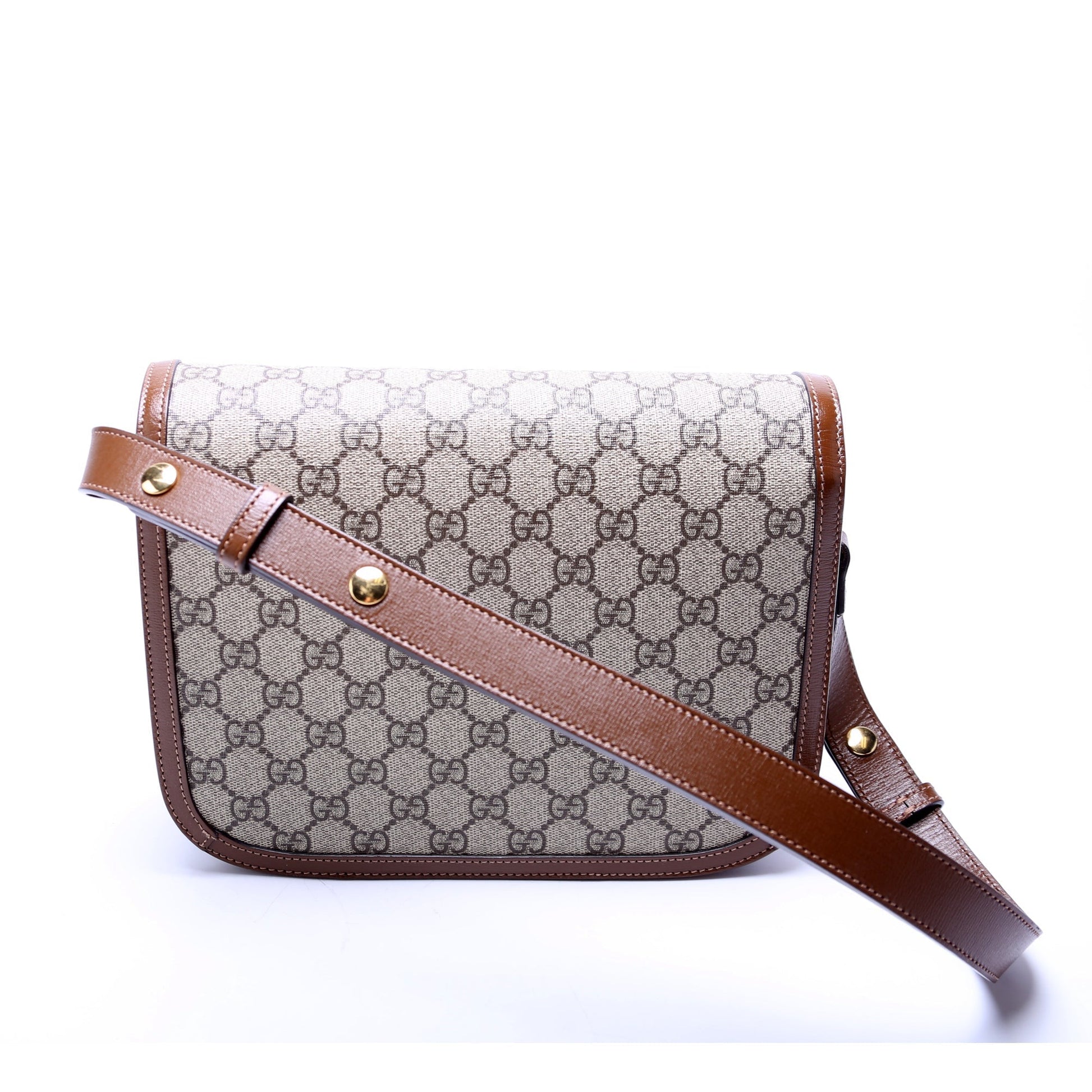 Gucci Horsebit Brown Shoulder Bag