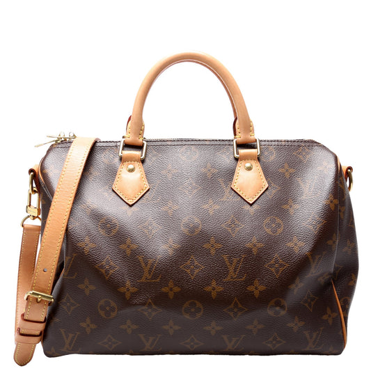 Louis Vuitton Speedy 30 Bandouliere Monogram Handbag Monogram 26