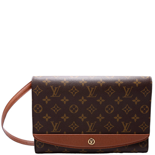 Louis Vuitton Pochette Boxdeaux GM Monogram Clutch Bag