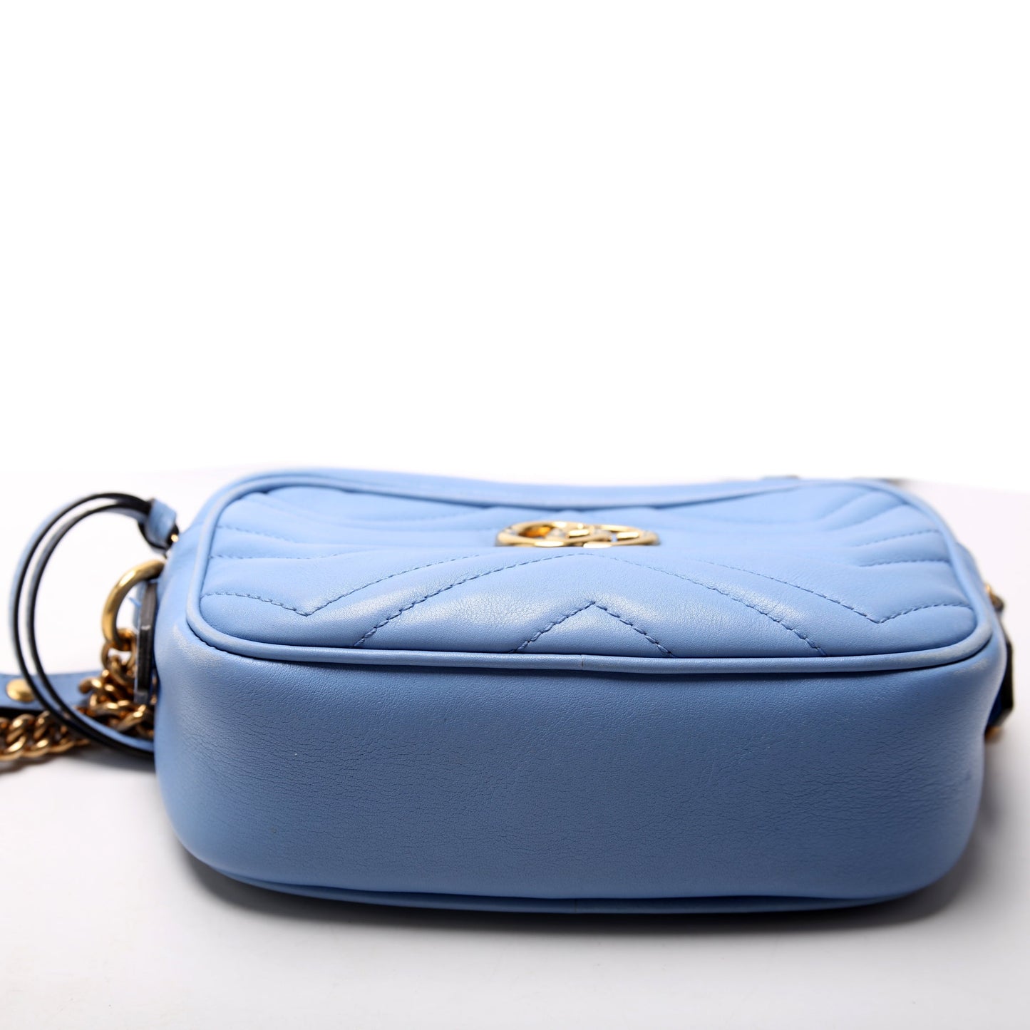 Gucci Marmont Camera Blue Mini Travel Bag
