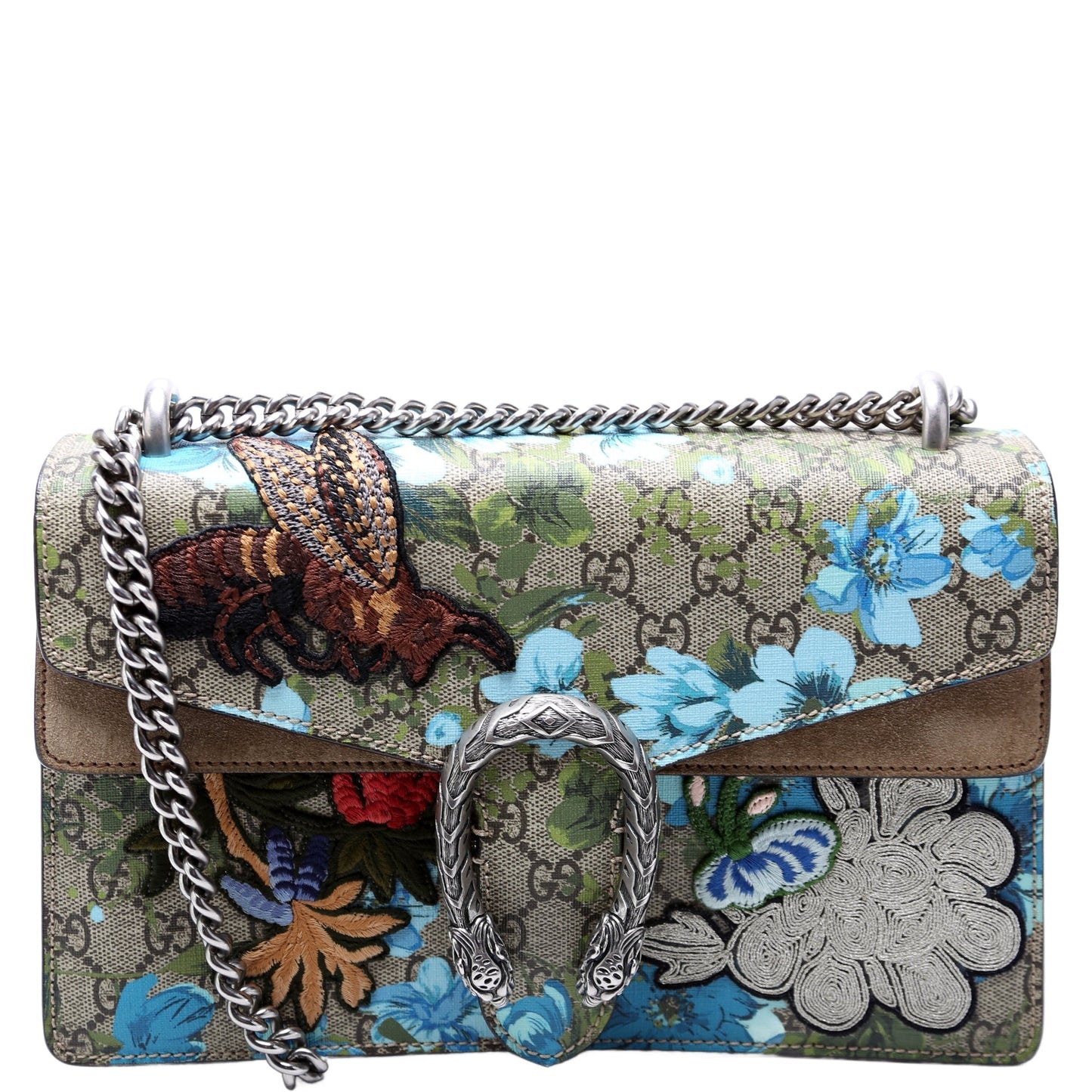 Gucci Dionysus GG Blooms Embroidered Small Travel Bag