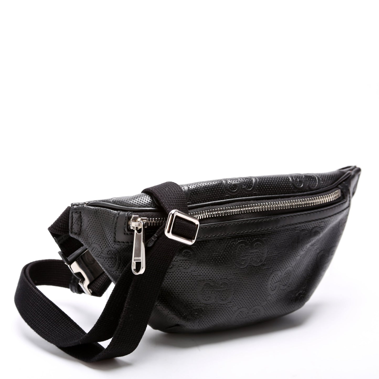Gucci Embossed Belt Bag Black Accessory