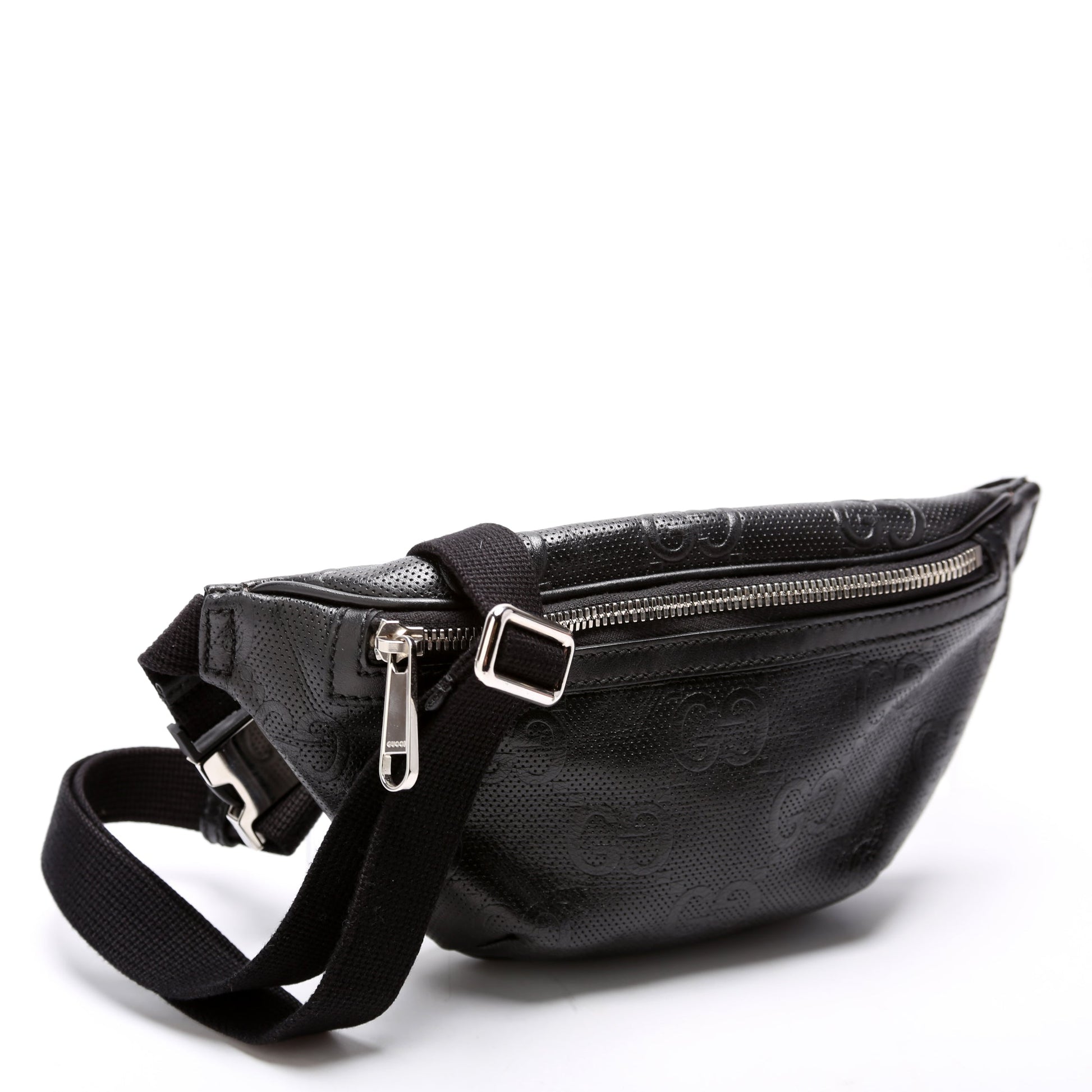 Gucci Embossed Belt Bag Black Accessory