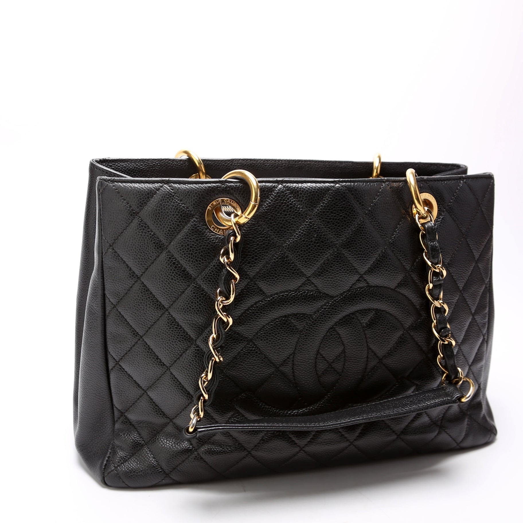 Chanel Grand Shopping Caviar Tote Bag Caviar 10
