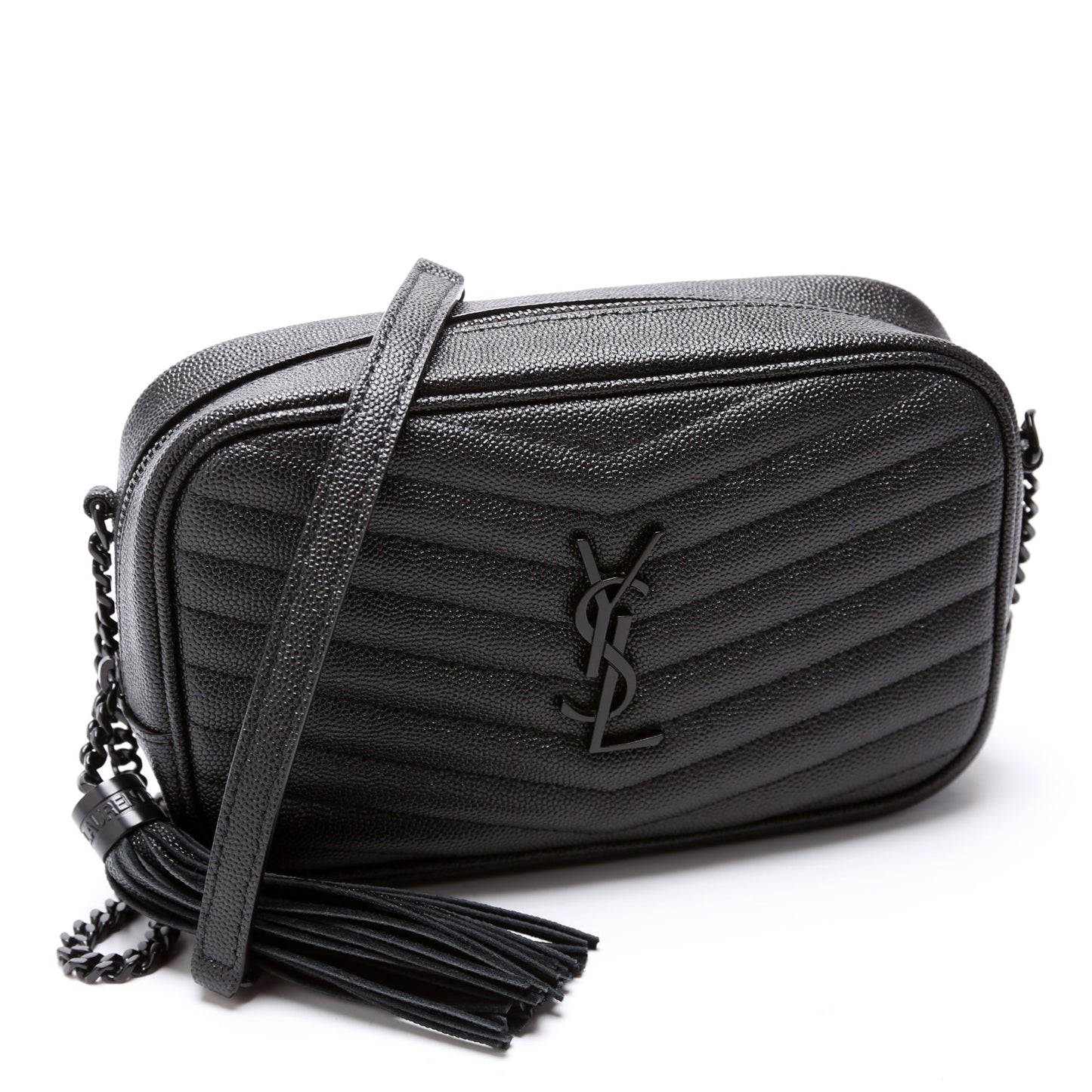 YSL Saint Laurent Lou Camera Bag Black Mini Travel Bag