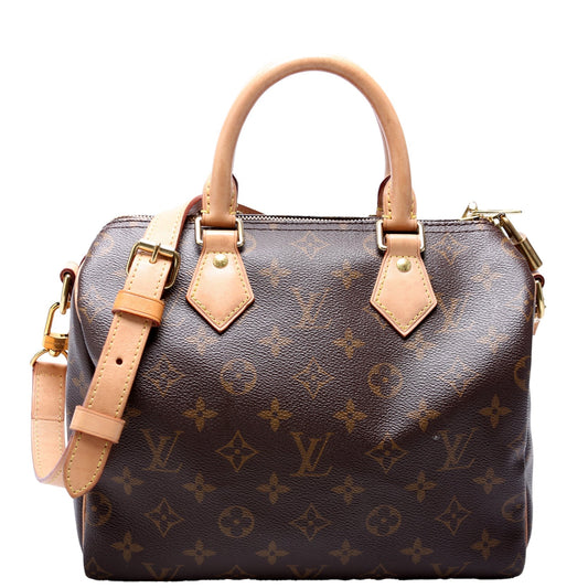 Louis Vuitton Speedy 25 Bandouliere Monogram Handbag Monogram 9