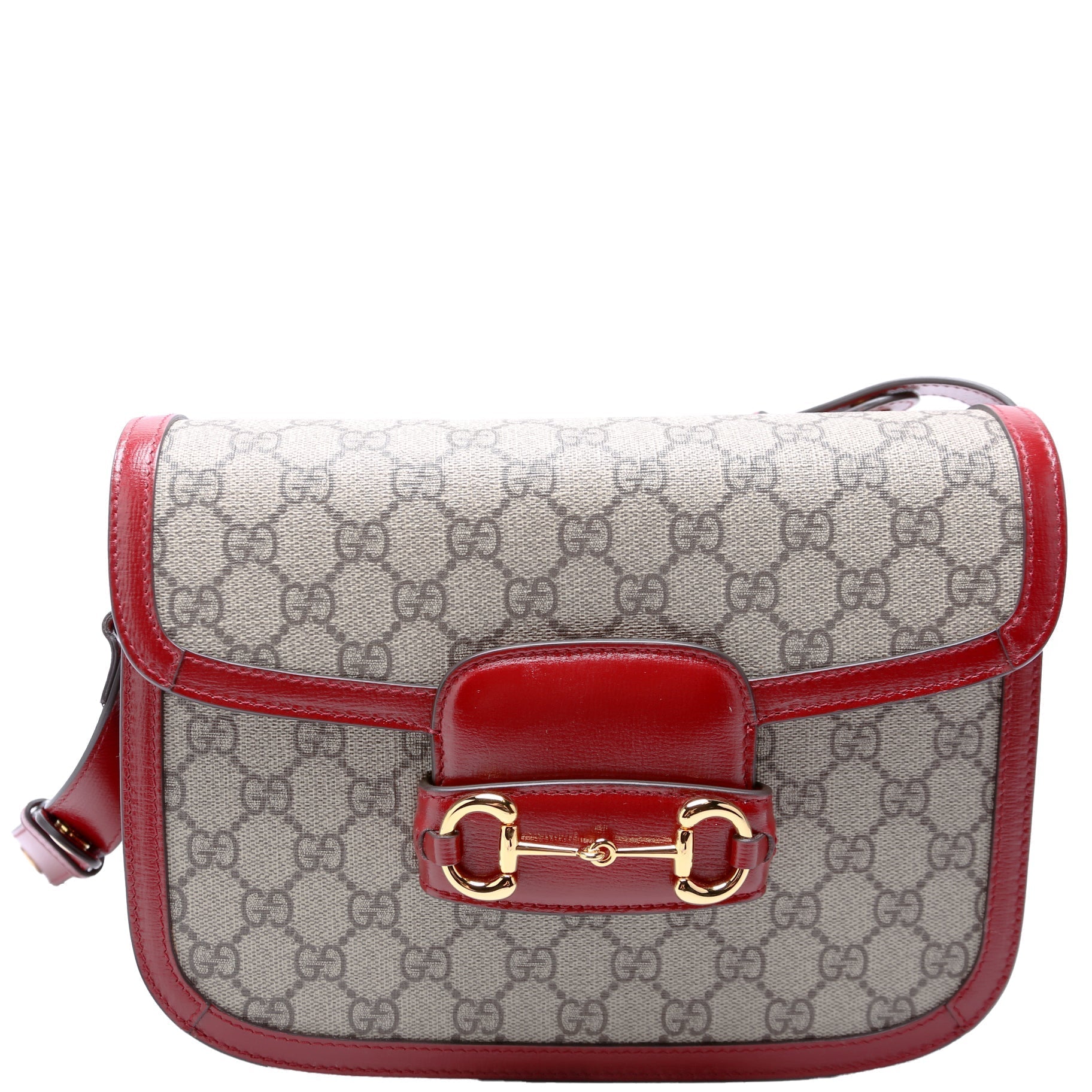 Gucci Horsebit Red Shoulder Bag