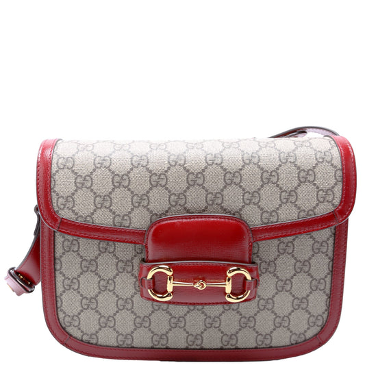 Gucci Horsebit Red Shoulder Bag
