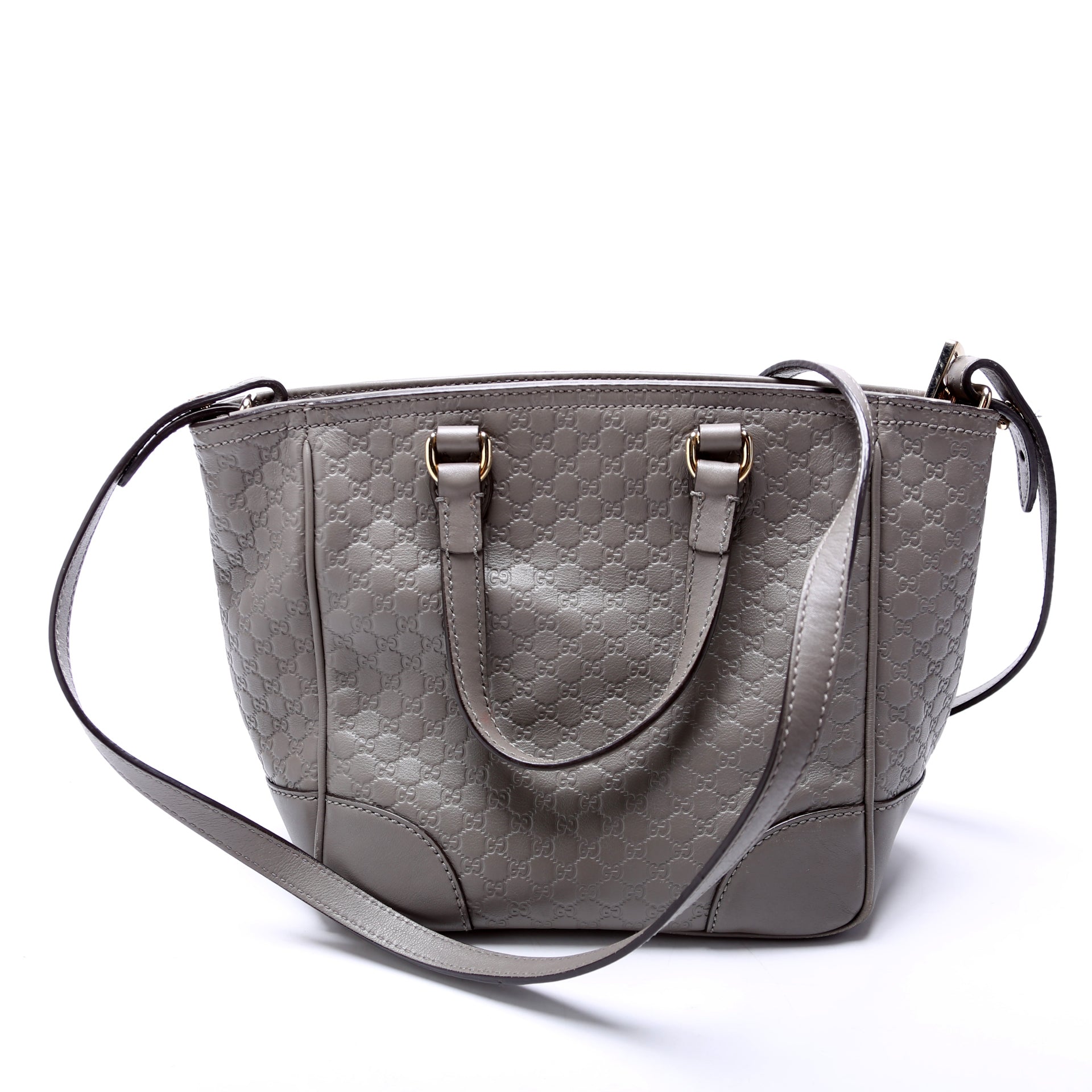 Gucci Micro Bree Grey Small Tote Bag