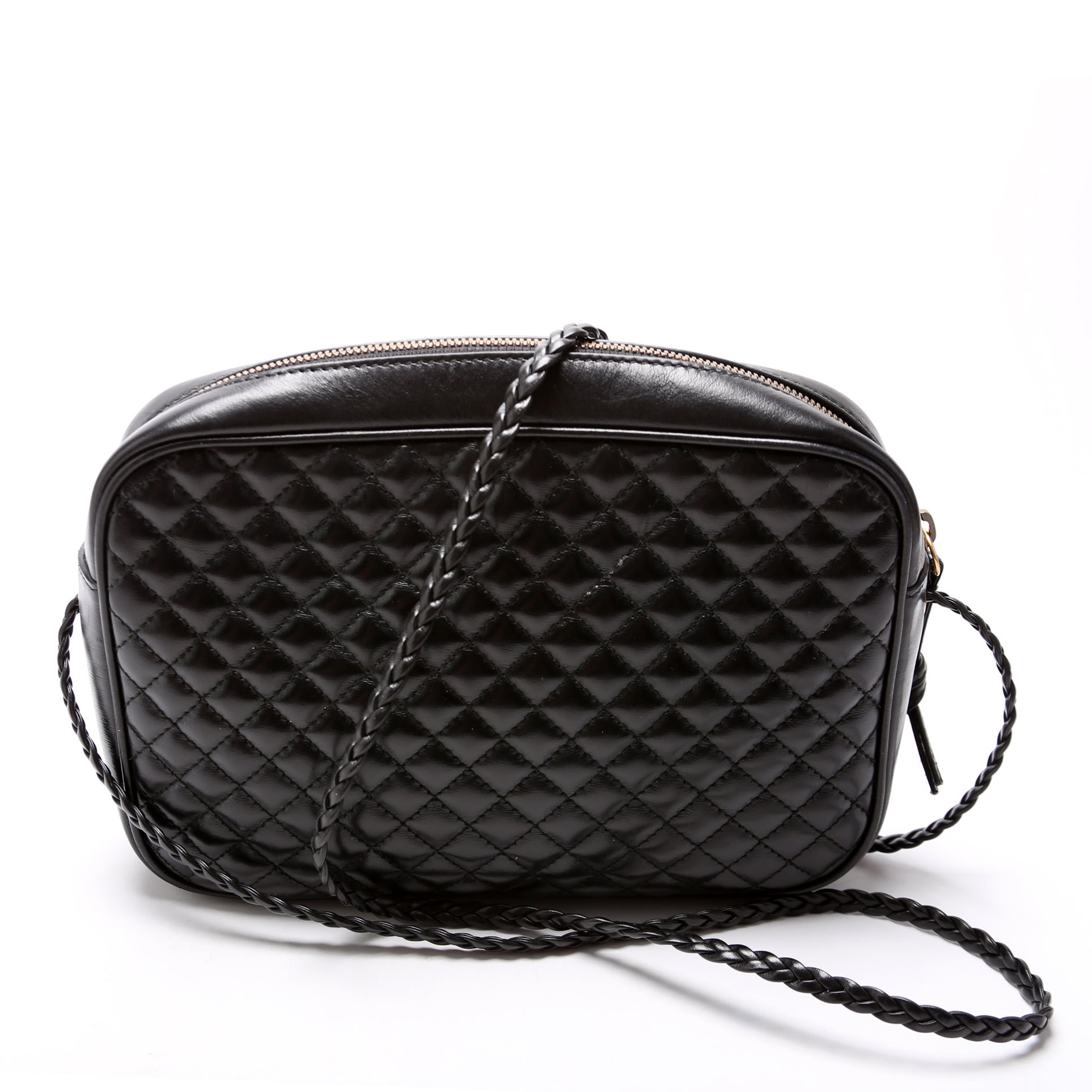 Gucci Trapuntata Leather Black Small Travel Bag