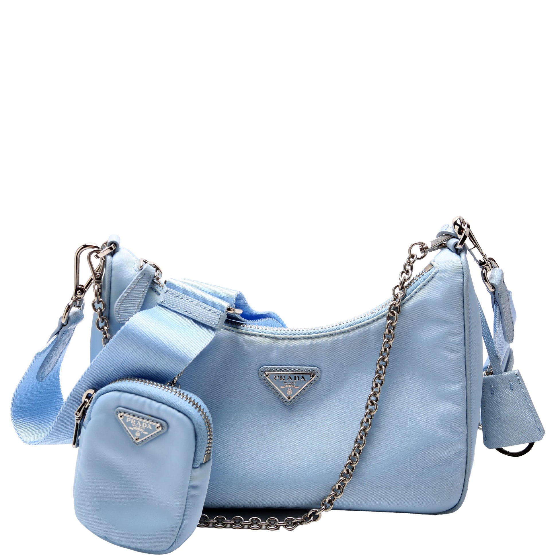 Prada Re Edition Shoulder Bag Nylon Blue